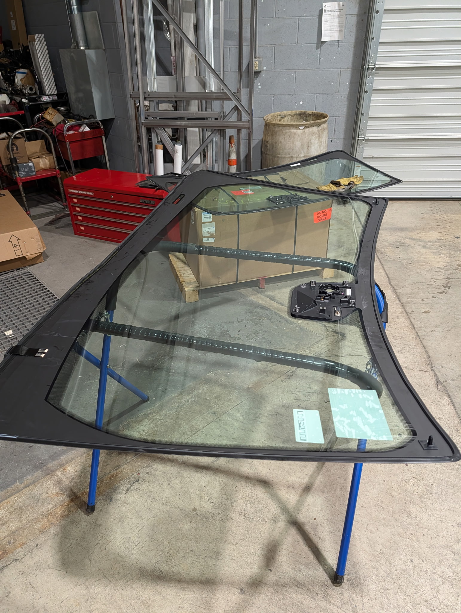 Vehicle glass replacement result
